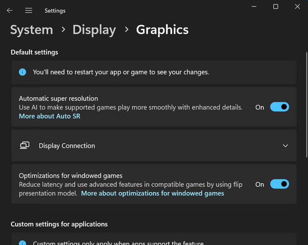 Windows 11超分辨率优化：DirectSR技术提升游戏画面