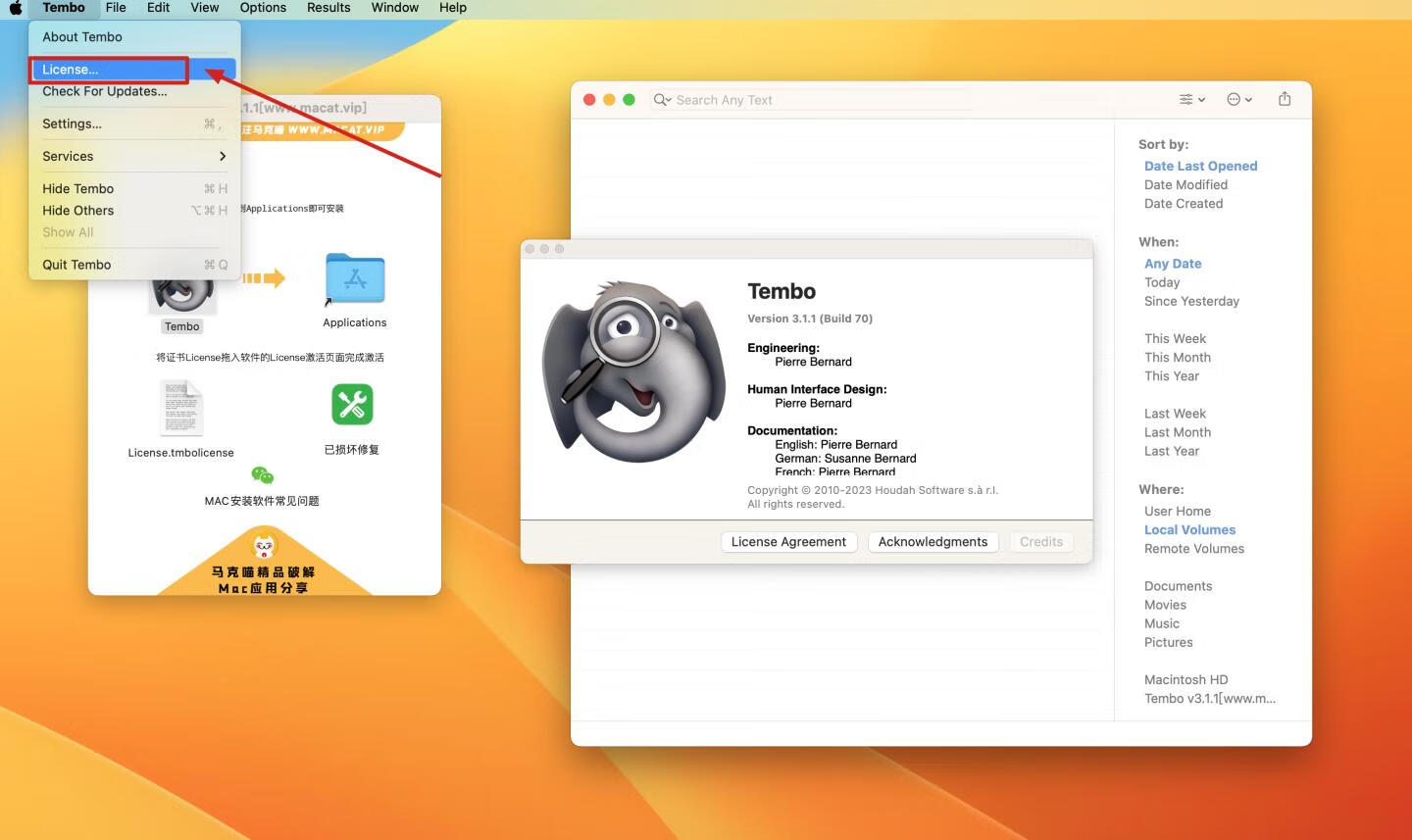 Tembo for Mac v3.1.1 英文版 超级高效、有组织的本地文件搜索工具