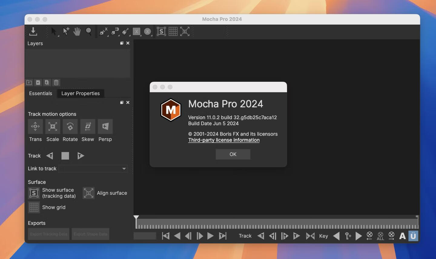 Boris FX Mocha Pro 2024 for Mac v11.0.2.32激活版 一款专业的视觉效果软件