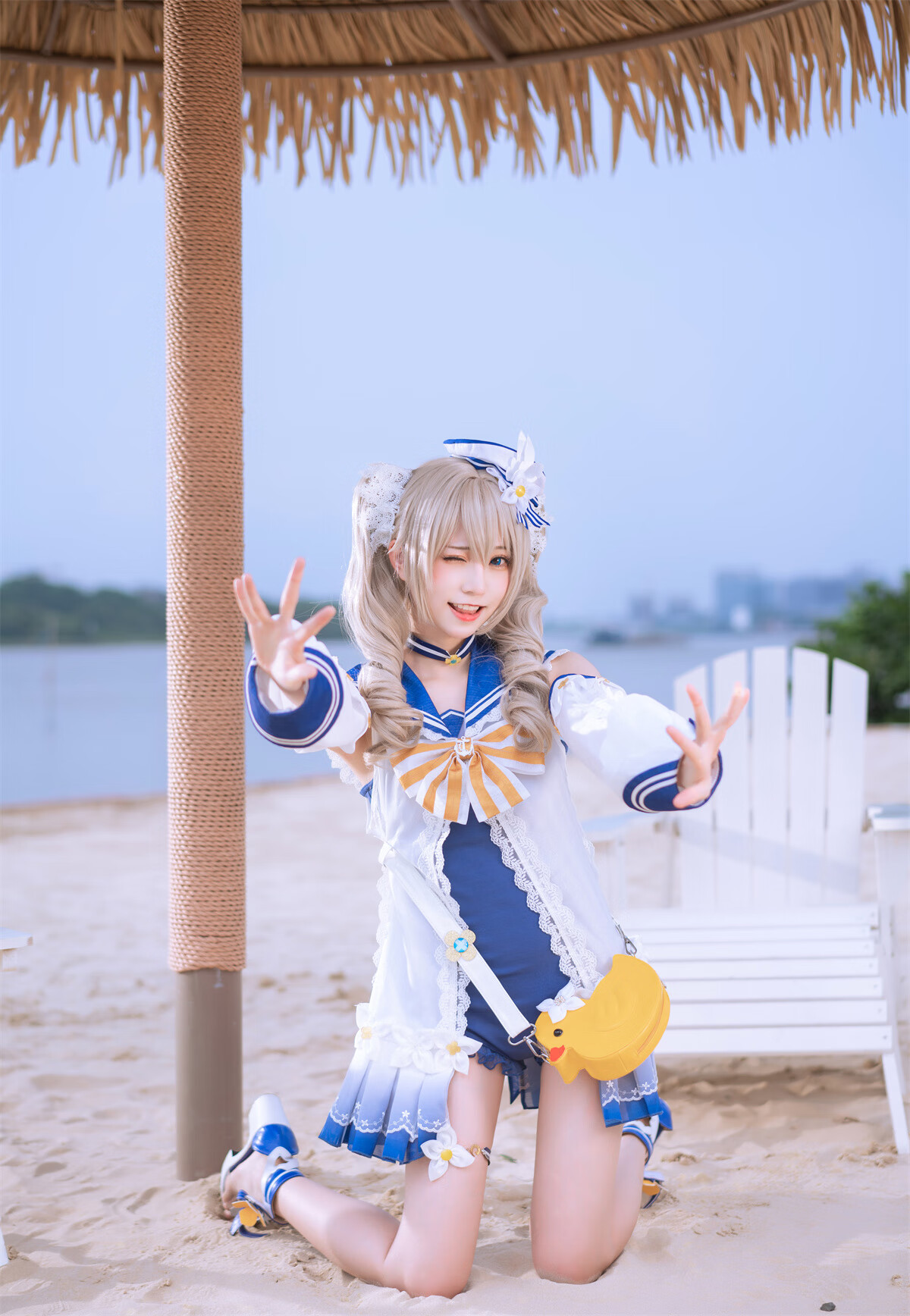 网络红人@Kitaro_绮太郎 原神 芭芭拉[18P/219M]