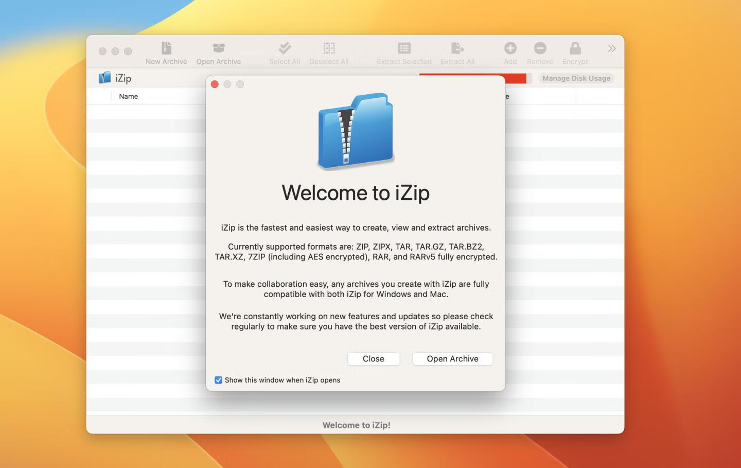 iZip Archiver Pro for Mac v4.7.47激活版 解压缩软件