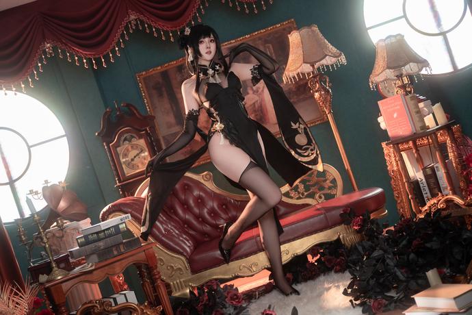 Natsuko夏夏子-碧蓝航线 镇海旗袍[76P-498M]