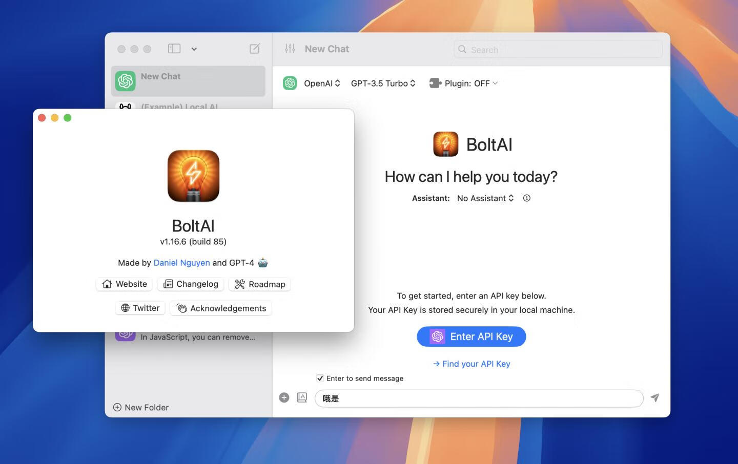 BoltAI for Mac v1.16.6 强大的AI助手