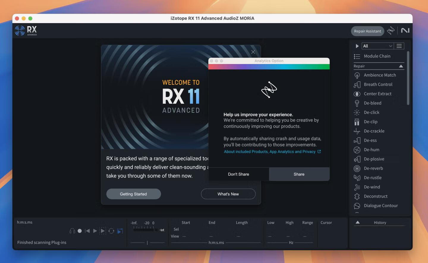 iZotope RX 11 for Mac v11.1.0激活版 专业音频修复软件