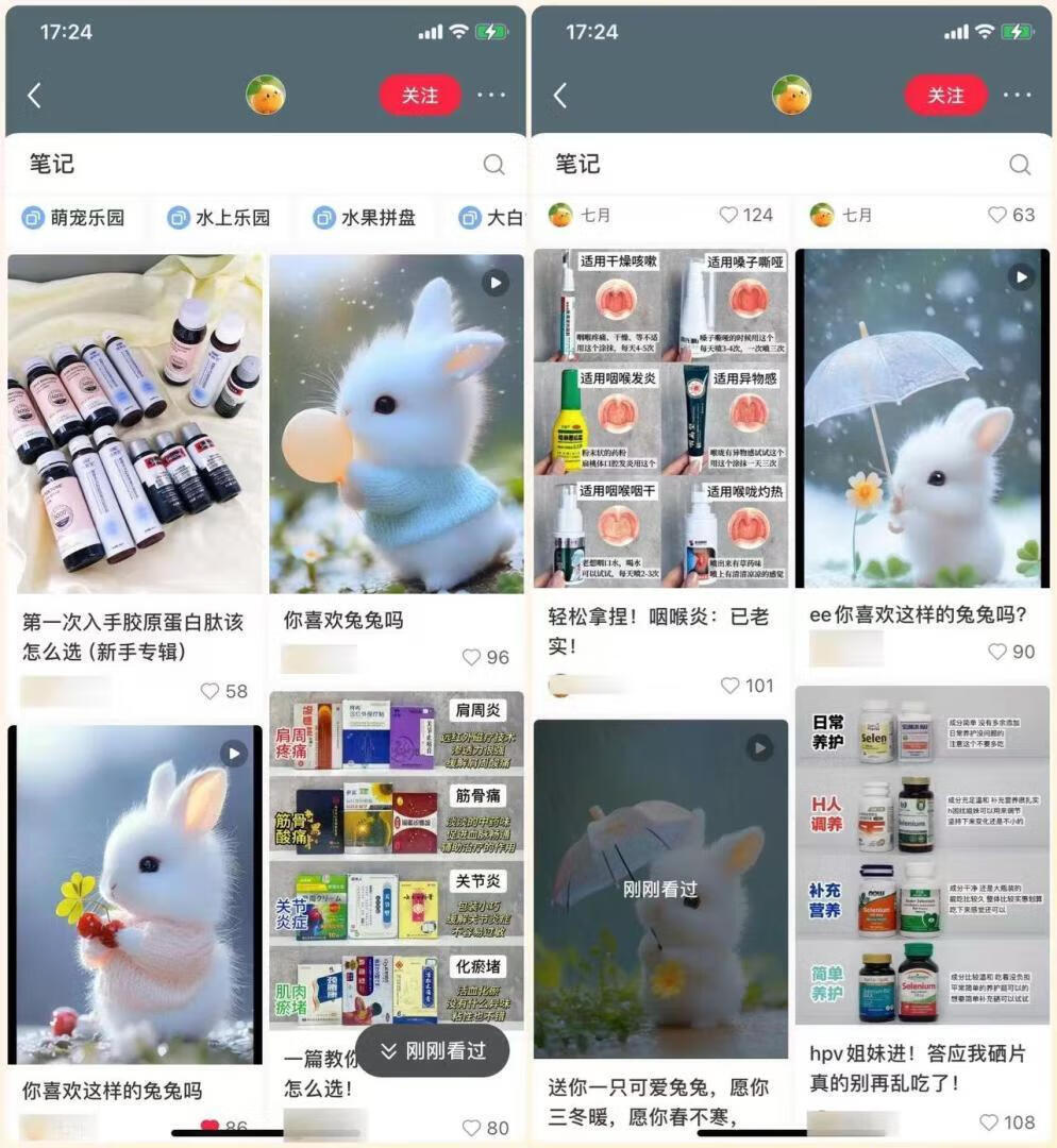 图片[1]-AI热门玩法6——小红书手指小白兔-轻创可行社