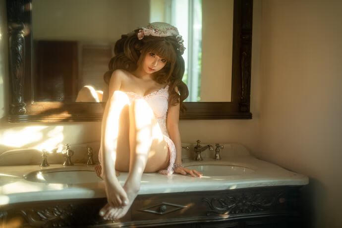 蠢沫沫-二月T1 镜像[40P-300MB]