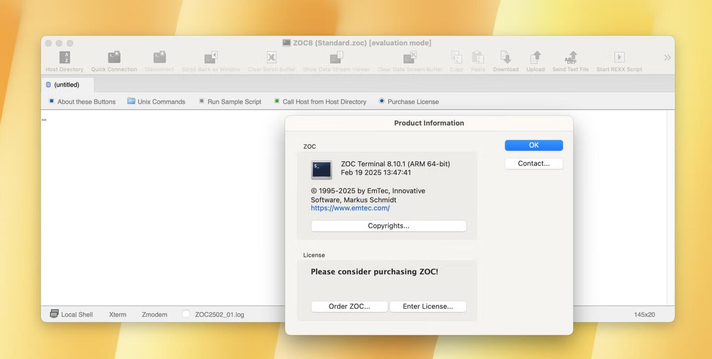 ZOC8 for Mac v8.10.1 激活版 最好用的终端仿真器