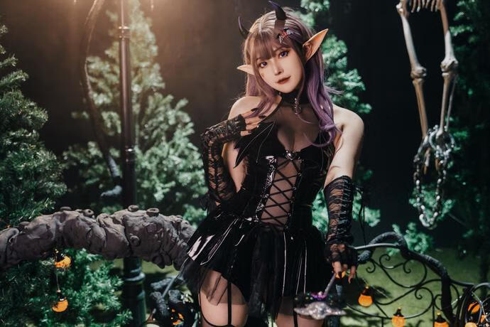 Natsuko夏夏子-万圣小魔女 [52P1V-566MB]