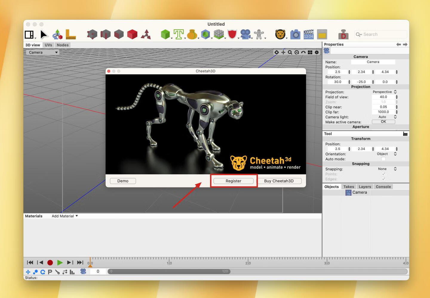 Cheetah3D for mac v8.1.3激活版 3D渲染建模软件