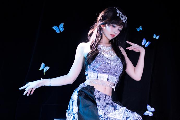 千反田鹿子-苗疆蓝蝶[52P-708M]