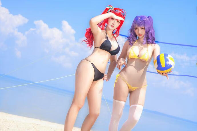 刺青Poi&隼隼子-沙滩排球 [40P-667MB]