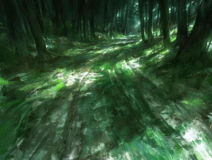 山间徒步小径的照片