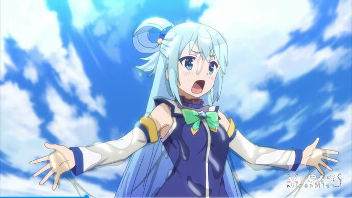 6.png 「为美好的世界献上祝福」第二集上 智障女神阿库娅在第几集开始被青蛙吞 当然是本集就开始了