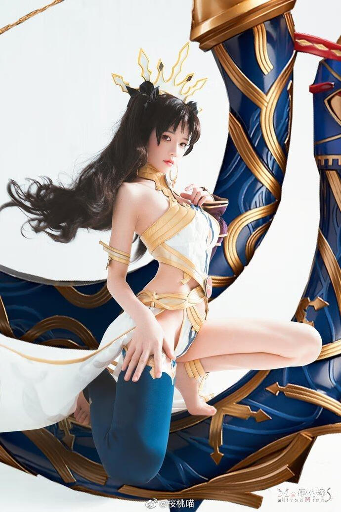 「COSPALY」FGO伊什塔尔弓凛-9P @桜桃喵 (4).jpg