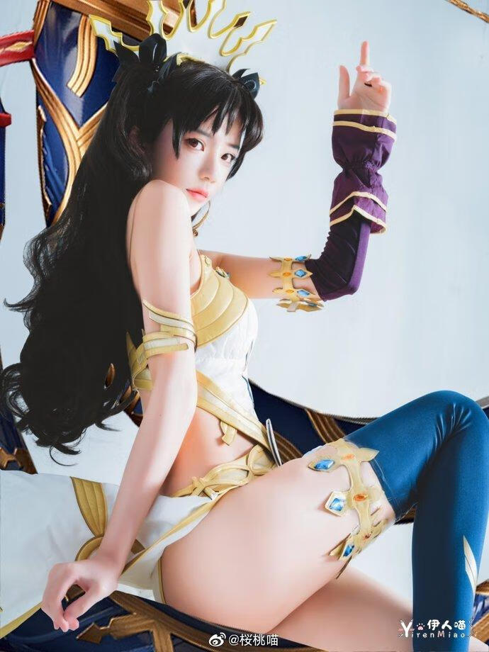 「COSPALY」FGO伊什塔尔弓凛-9P @桜桃喵 (9).jpg