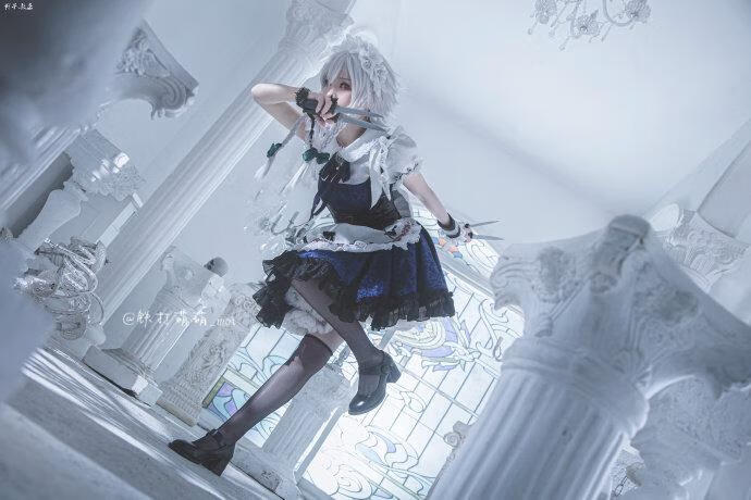 「COSPALY」东方红魔乡十六夜咲夜-12P@铁打萌萌_moi