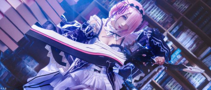 「COSPALY」从零开始的异世界生活 拉姆-9P @是兔哥w (6).jpeg