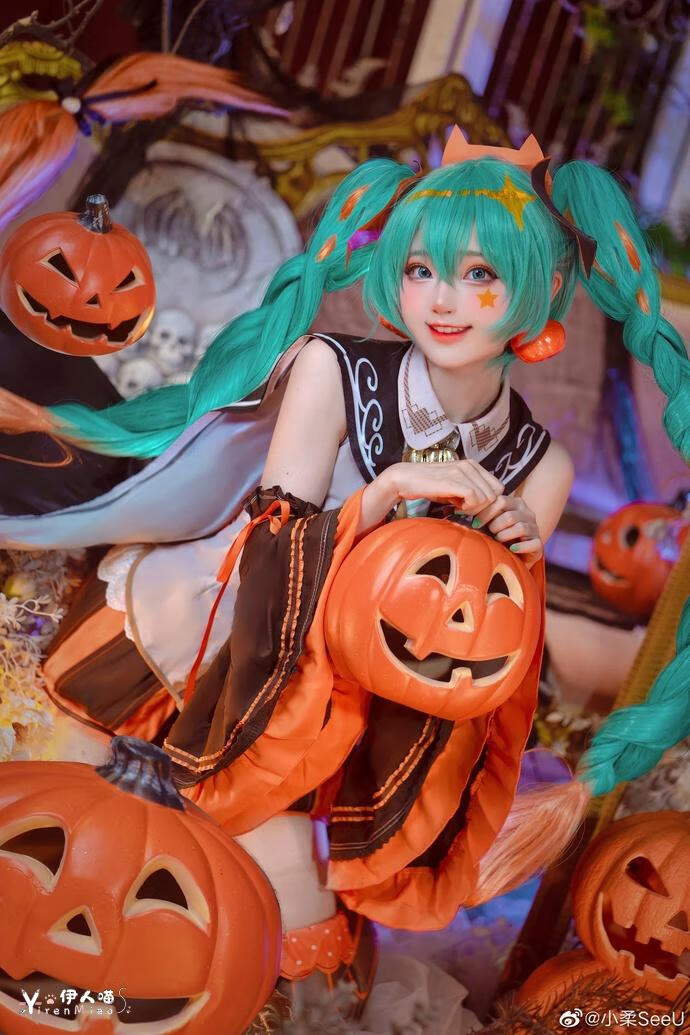 「COSPALY」万圣节南瓜miku-8P @小柔SeeU (6).jpg