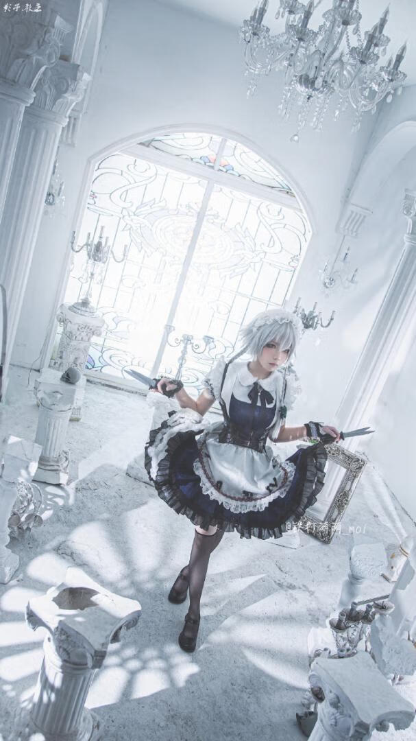 「COSPALY」东方红魔乡十六夜咲夜-12P@铁打萌萌_moi