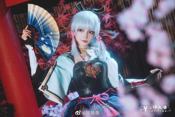 「COSPALY」原神神里绫华-12P @宵鱼鱼