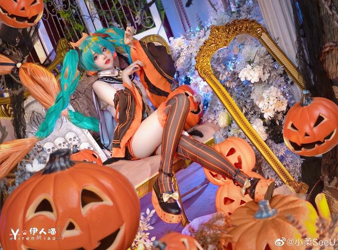 「COSPALY」万圣节南瓜miku-8P @小柔SeeU (4).jpg