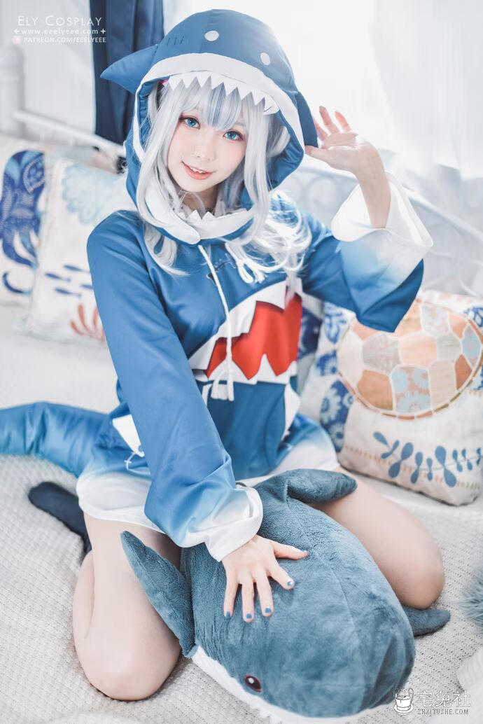 ElyEE子 cosplay作品 噶呜·古拉(小鲨鲨) 宅兔社.jpg