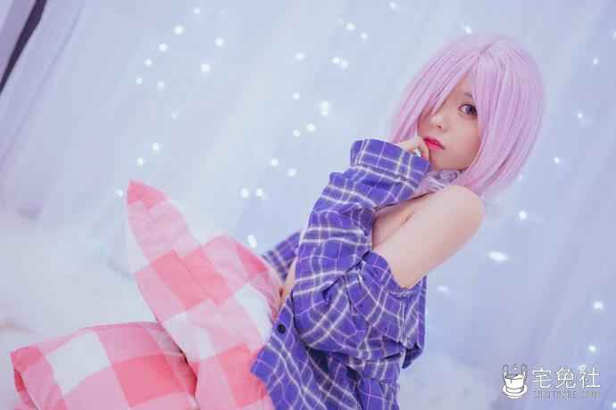 小野妹子w cosplay作品 玛修A 宅兔社.jpg 小野妹子w全套cos图片合集 B站宅舞区的清纯萌妹子