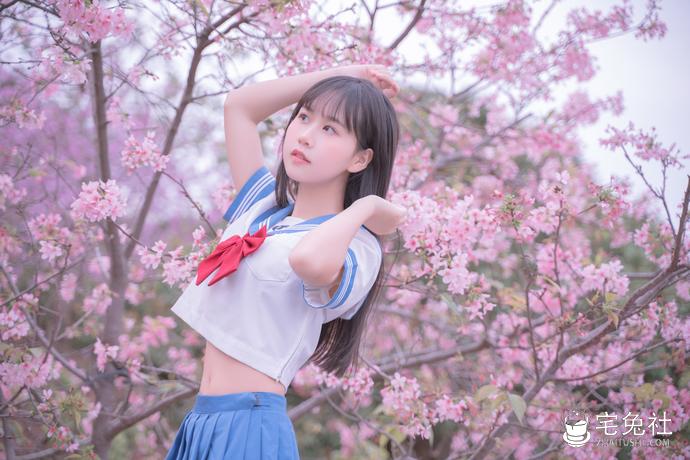 萌芽儿o0 cosplay作品028 樱花jk (1) 宅兔社.jpg 萌芽儿o0全套作品图合集 胶原蛋白多到爆表的萌妹子!