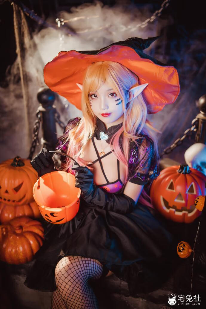 狐玖玖 NO.001 喜多川万圣节 (1).jpg 狐玖玖全套作品图合集 爱逛街的小狐狸萌感爆棚!