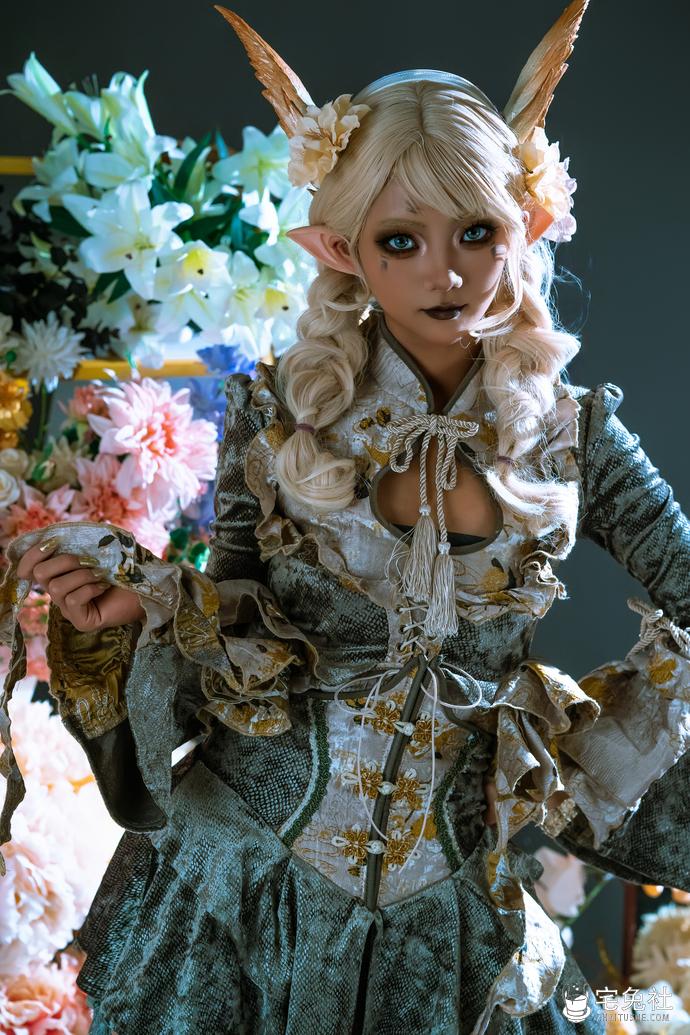 云溪溪全套cos图片合集 神明少女的尺度在哪发图？