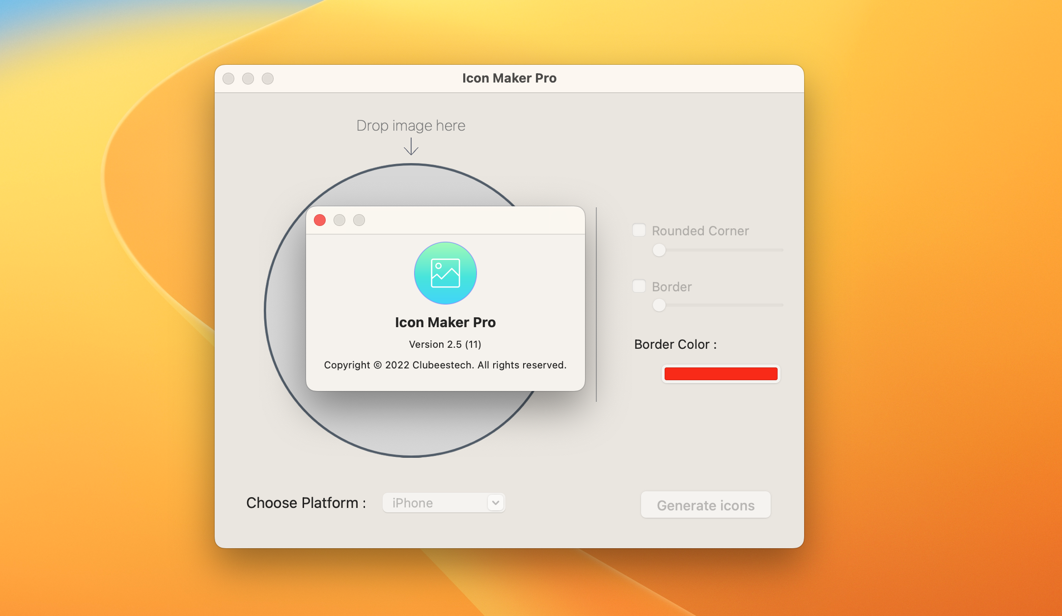 Icon Maker Pro for Mac v2.5直装版 应用图标制作工具