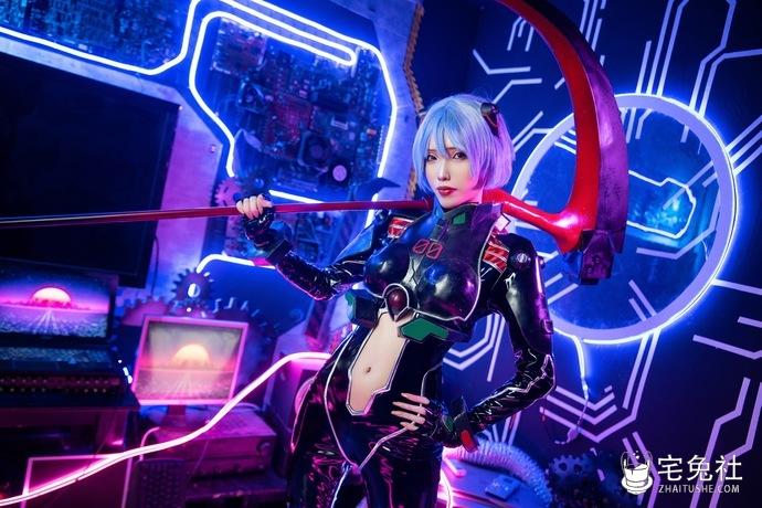 eliza喵喵 NO.003 绫波丽.jpg eliza喵喵全套作品图合集 越南coser角色魂附体喵!