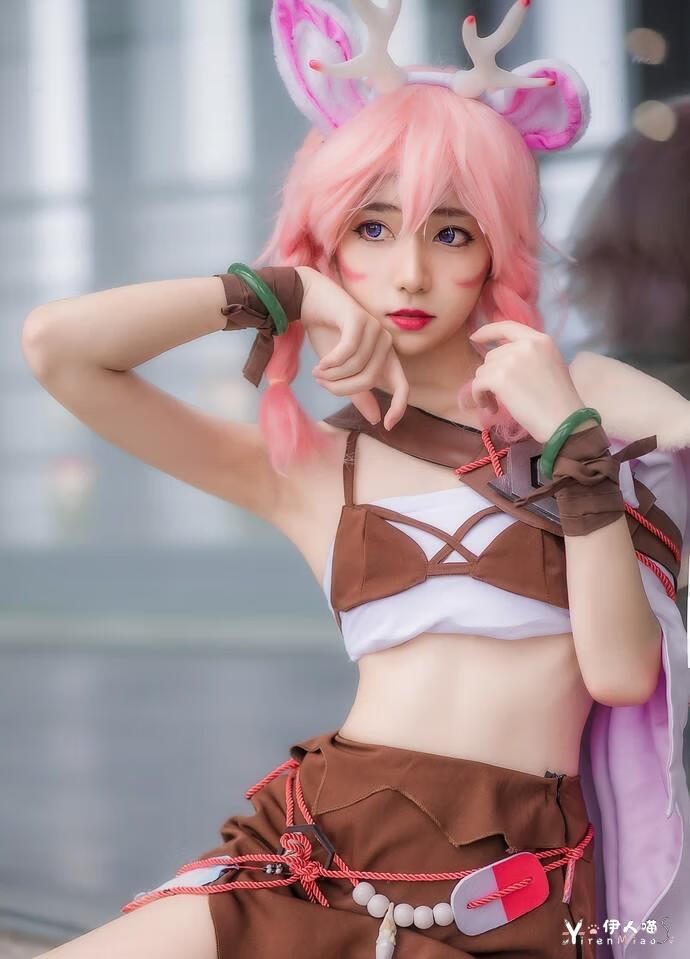 南桃Momoko cosplay作品077 王者荣耀瑶第二部 伊人喵.jpg 南桃momoko全部图集 高冷美艳的逗比博主很会放福利