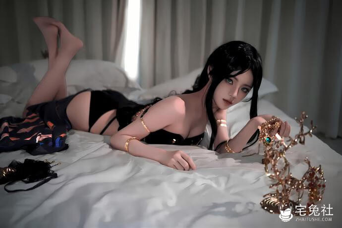 桜桃喵cos鬼刀风铃公主 宅兔社 (1).jpg 桜桃喵cos鬼刀风铃公主,冷艳与凛然共舞,爱了!