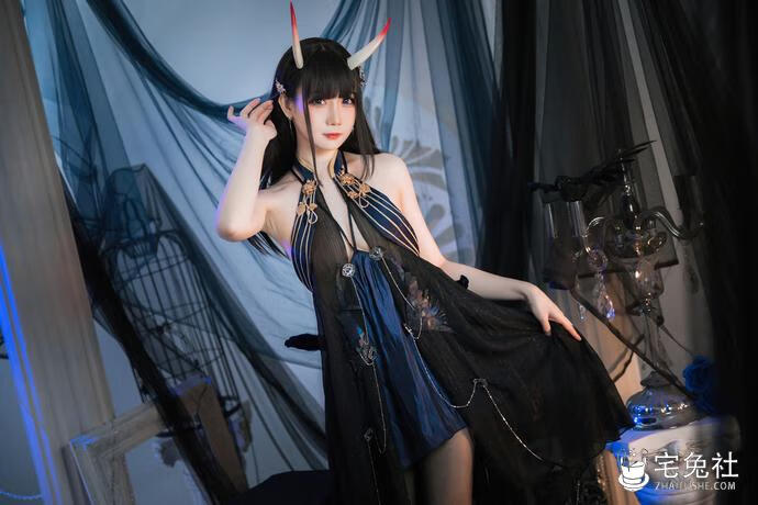 焖焖碳 NO.027 珊瑚宮心海 宅兔社 (3).jpg 颜值超群的萌妹子焖焖碳 橘黄猫咪和仙女般魅力!