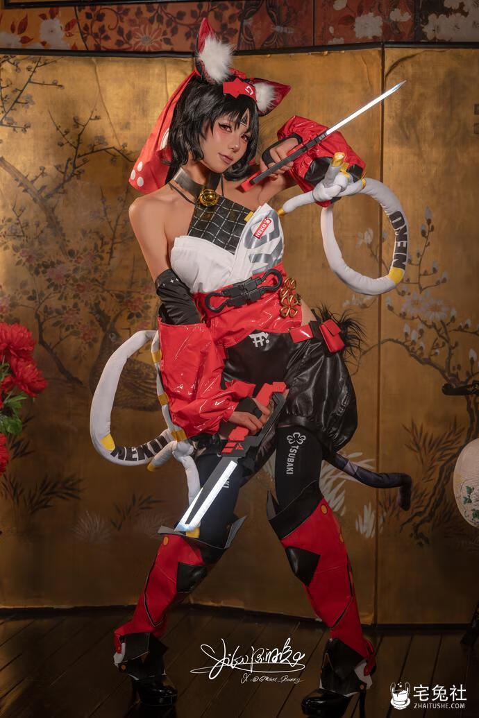 咬一口兔娘 NO.030 绝区零 猫宫又奈.jpg 咬一口兔娘全套作品图合集 创口贴战士再增一员