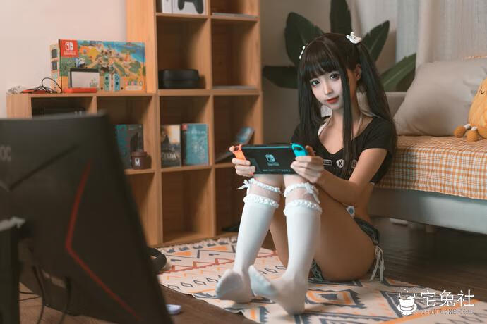 蠢沫沫 cosplay作品 健身环 宅兔社 (1).jpg 蠢沫沫无创可贴是哪几部?健身环遮阴原图在哪看?