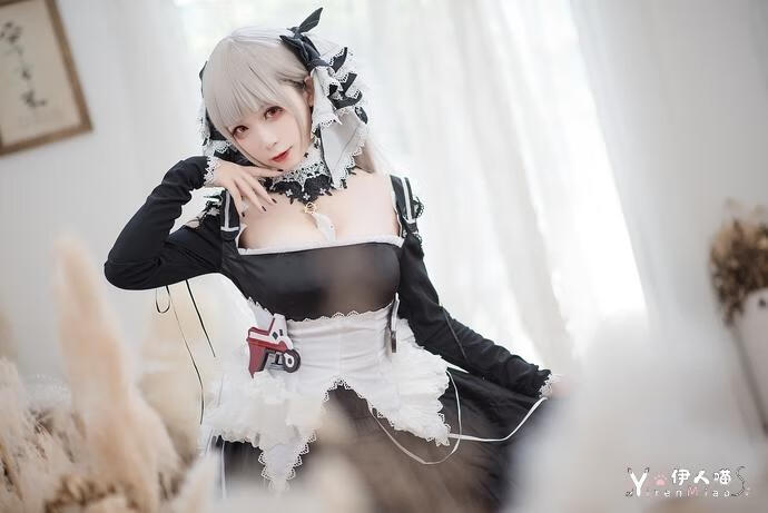 樱落酱 cosplay作品009 可畏 (1) 伊人喵.jpg 樱落酱w碧蓝航线精彩图集 完美的身材令人羡慕