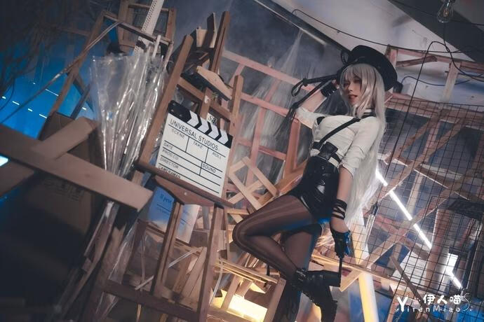 芋圆侑子 NO.019 甘古特监狱服.jpg 芋圆侑子COS作品火爆全网!这位甜美妹子如何玩转御姐风?