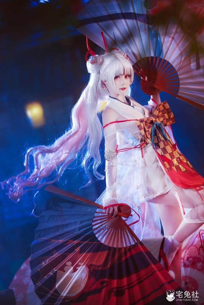 yui金鱼 cosplay作品017 阴阳师不知火 (2) 宅兔社.jpg yui金鱼COS儿演绎不知火、食铁兽、兔女郎!美艳绝伦惊艳全场!