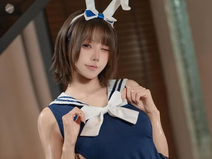 咬一口兔娘(Yiko湿润兔) – 2026年5月月票专属特典 水手兔[20P-531M]