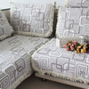

Jingdong supermarket】 【green reed chenille anti-skid sofa towel gray 90 * 80cm