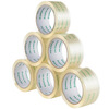 

COMIX) 6 package 60mm * 150y (137 meters) high transparent tape wide sealing tape office stationery JP6015-6