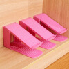 

Jingdong supermarket] green reed space three-dimensional double-storey storage rack 3 loaded rose red