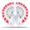 

Deli) 5757 hard PVC certificate card sets / work permits / staff card vertical (blue) 50 documents card +50 hanging rope / box