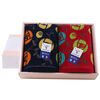 

Jingdong supermarket] King of the home textiles diamond block G1745 blue brown 2 boxed cotton towel