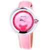 

Disney (DISNEY) watch pink diamonds dial fashion leather strap series quartz female watch ELA-102