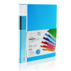 

Deli) 5371 beautiful color series folder A4 single strong folder + pocket blue single loaded