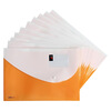 

Effective (deli) 5506 FC solid color horizontal buckle file bag 10 / pack color random
