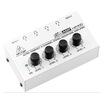 

Behringer HA400 Headphone Amplifier Ultra Low Noise Operational Amplifier with 4 headphones each to control the volume individually recording studio personal recording